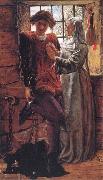 William Holman Hunt Claudio and Isabella oil on canvas